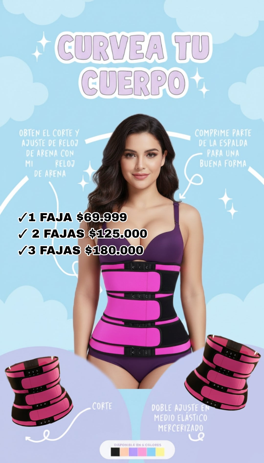 🔥Tu figura soñada está a solo 3 velcros de distancia.🔥
