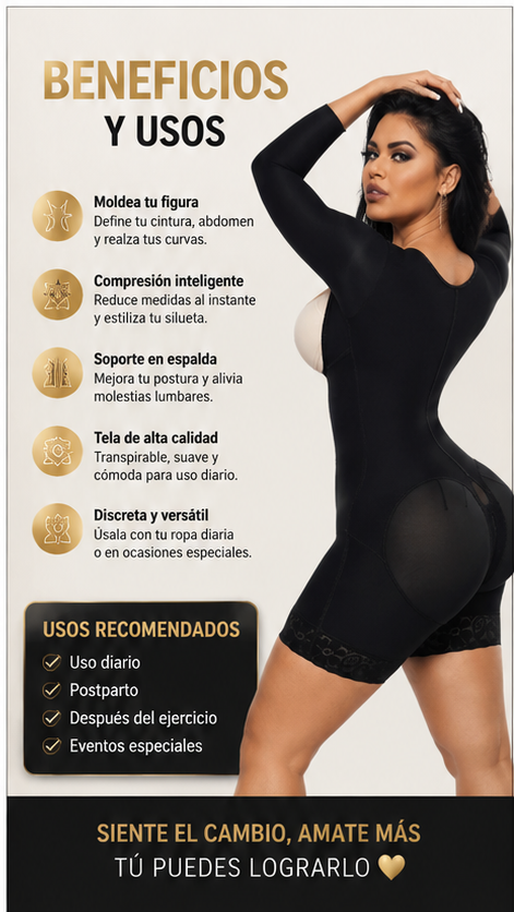 FAJA ENTERIZA REDUCTORA Y MOLDEADORA