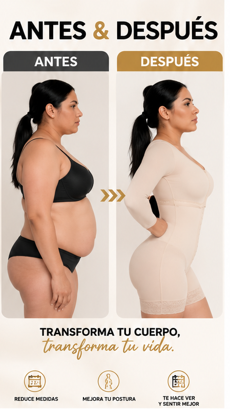 FAJA ENTERIZA MOLDEABLE 4 BROCHES – TU ALIADA PERFECTA