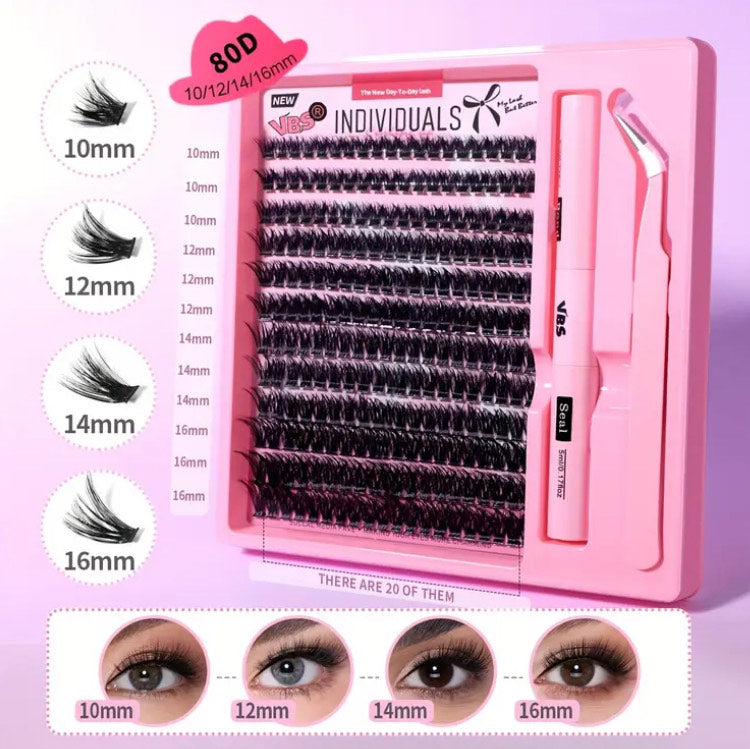 KIT PESTAÑAS VOLUMEN RUSO + OBSEQUIO