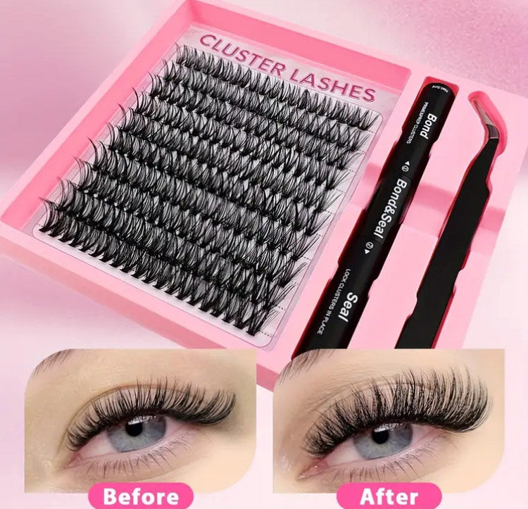 KIT PESTAÑAS VOLUMEN RUSO + OBSEQUIO