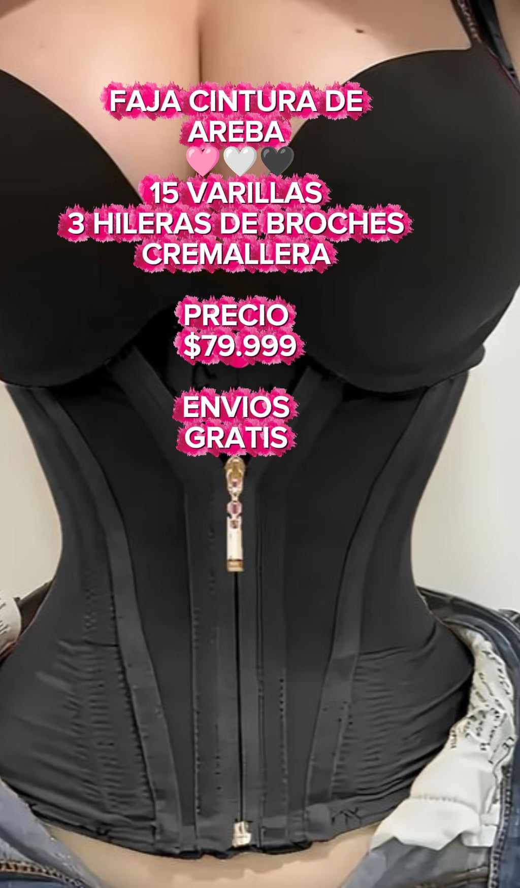 🔥FAJA CHALECO 15 VARILLAS🔥