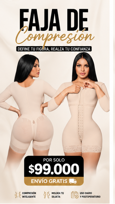 FAJA ENTERIZA MOLDEABLE 4 BROCHES – TU ALIADA PERFECTA