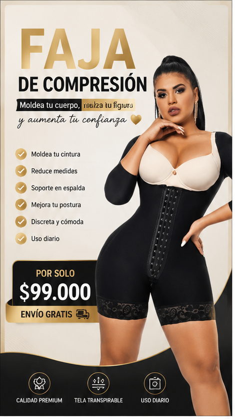 FAJA ENTERIZA REDUCTORA Y MOLDEADORA